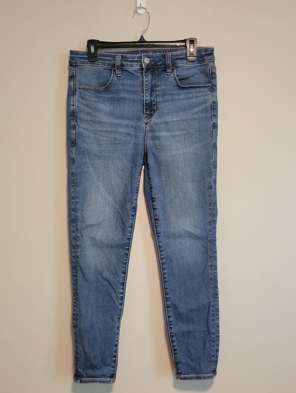 American Eagle Light Blue High-Rise Jegging Size 12 Short